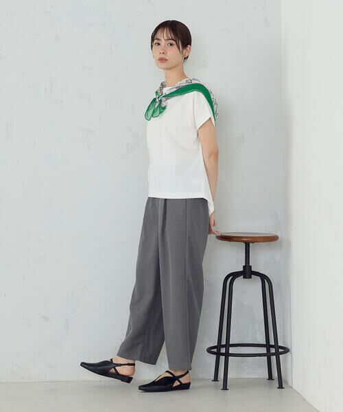 COMME CA ISM / コムサイズム その他パンツ | 【美しいベーシックパンツ】麻調 ワイドパンツ | 詳細20