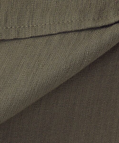 COMME CA ISM / コムサイズム その他パンツ | レーヨンポリエステル麻調スラブ ワークワイドパンツ | 詳細23