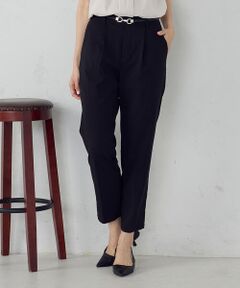 COMME CA ISM / コムサイズム その他パンツ | 【美しいベーシックパンツ】ストレッチツイル テーパードパンツ