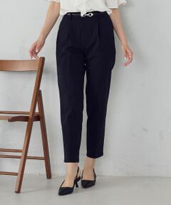 COMME CA ISM / コムサイズム その他パンツ | 【美しいベーシックパンツ】ストレッチツイル テーパードパンツ