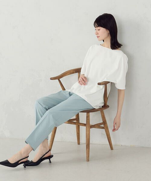 COMME CA ISM / コムサイズム その他パンツ | 【美しいベーシックパンツ】ストレッチツイル テーパードパンツ | 詳細11