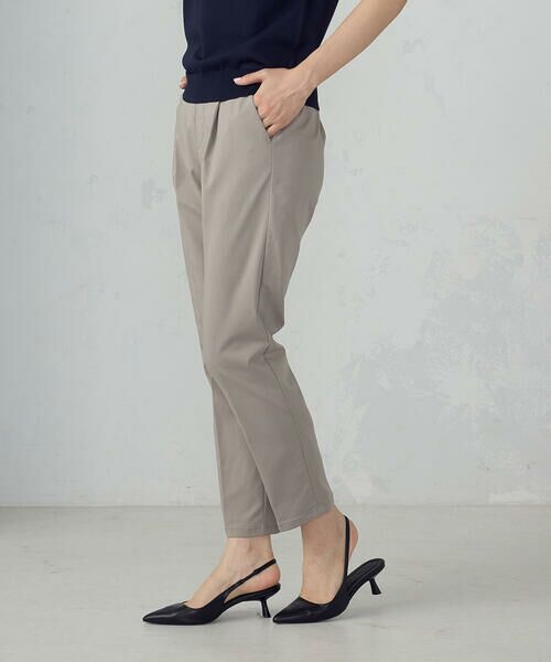 COMME CA ISM / コムサイズム その他パンツ | 【美しいベーシックパンツ】ストレッチツイル テーパードパンツ | 詳細18
