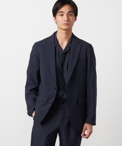 COMME CA ISM / コムサイズム テーラードジャケット | 【セットアップ対応】【ウォッシャブル】リネンライクポリエステル テーラードジャケット