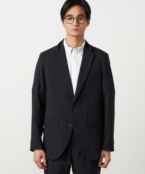 COMME CA ISM / コムサイズム テーラードジャケット | 【セットアップ対応】【ウォッシャブル】リネンライクポリエステル テーラードジャケット | 詳細7