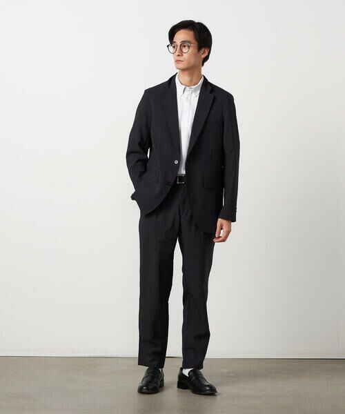 COMME CA ISM / コムサイズム テーラードジャケット | 【セットアップ対応】【ウォッシャブル】リネンライクポリエステル テーラードジャケット | 詳細2