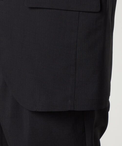 COMME CA ISM / コムサイズム テーラードジャケット | 【セットアップ対応】【ウォッシャブル】リネンライクポリエステル テーラードジャケット | 詳細14
