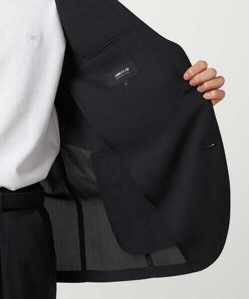 COMME CA ISM / コムサイズム テーラードジャケット | 【セットアップ対応】【ウォッシャブル】リネンライクポリエステル テーラードジャケット | 詳細15