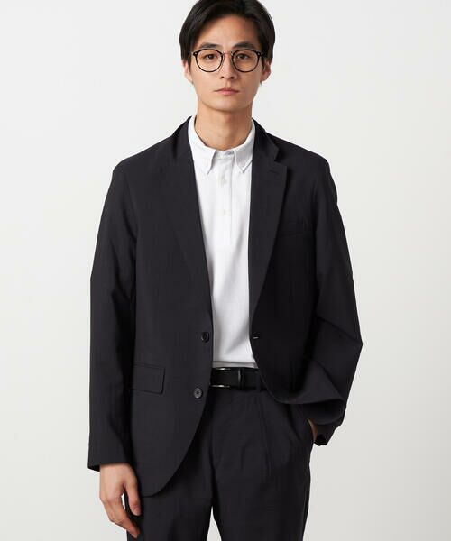 COMME CA ISM / コムサイズム テーラードジャケット | 【セットアップ対応】【ウォッシャブル】リネンライクポリエステル テーラードジャケット | 詳細3