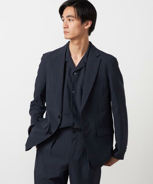 COMME CA ISM / コムサイズム テーラードジャケット | 【セットアップ対応】【ウォッシャブル】リネンライクポリエステル テーラードジャケット | 詳細23