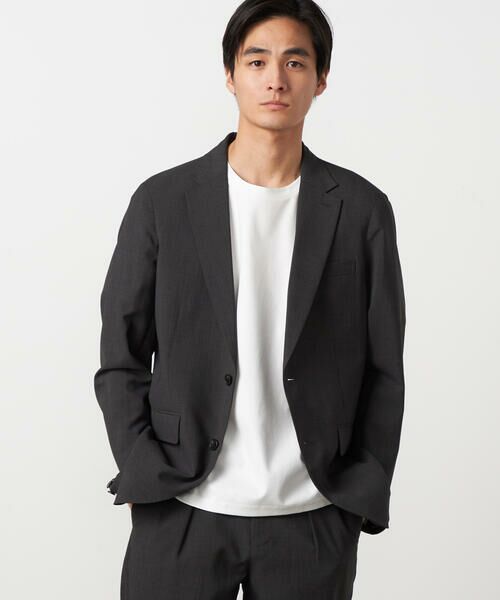 COMME CA ISM / コムサイズム テーラードジャケット | 【セットアップ対応】【ウォッシャブル】リネンライクポリエステル テーラードジャケット | 詳細28
