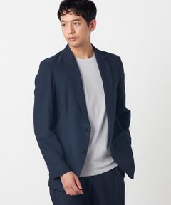 COMME CA ISM / コムサイズム テーラードジャケット | 【セットアップ対応】【ウォッシャブル】ポリエステル シアサッカー テーラードジャケット