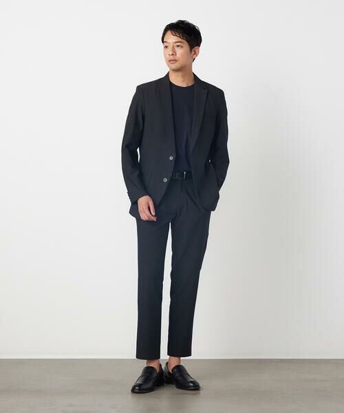 COMME CA ISM / コムサイズム テーラードジャケット | 【セットアップ対応】【ウォッシャブル】ポリエステル シアサッカー テーラードジャケット | 詳細2