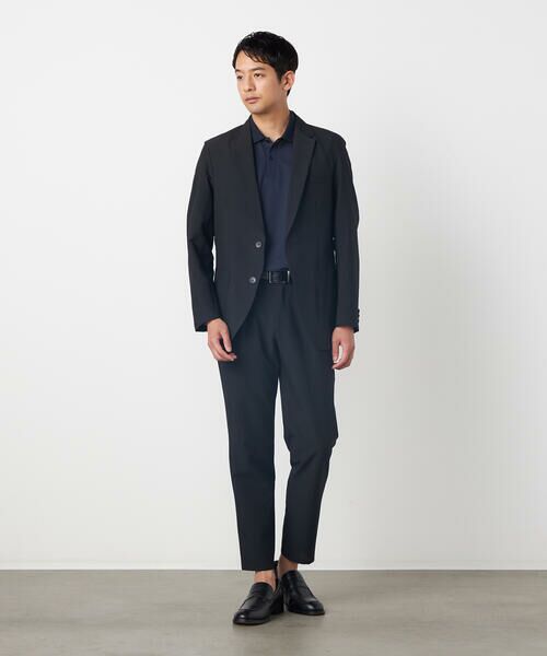 COMME CA ISM / コムサイズム テーラードジャケット | 【セットアップ対応】【ウォッシャブル】ポリエステル シアサッカー テーラードジャケット | 詳細3