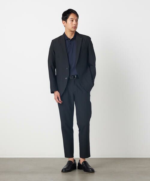 COMME CA ISM / コムサイズム テーラードジャケット | 【セットアップ対応】【ウォッシャブル】ポリエステル シアサッカー テーラードジャケット | 詳細4