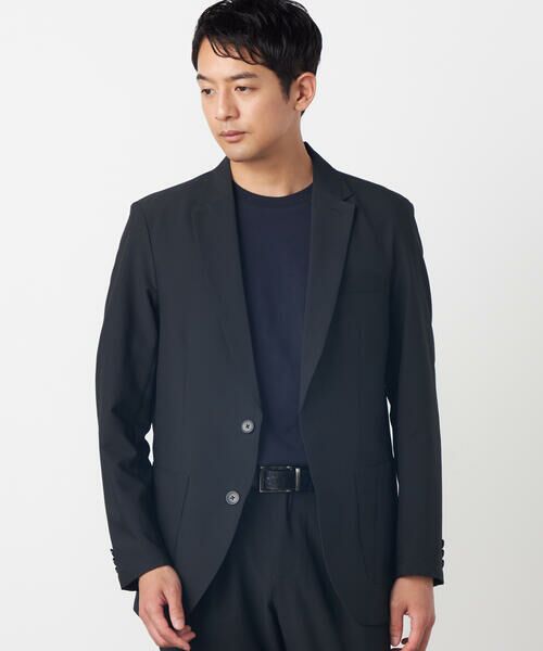 COMME CA ISM / コムサイズム テーラードジャケット | 【セットアップ対応】【ウォッシャブル】ポリエステル シアサッカー テーラードジャケット | 詳細6