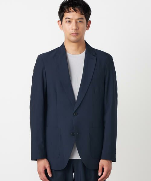 COMME CA ISM / コムサイズム テーラードジャケット | 【セットアップ対応】【ウォッシャブル】ポリエステル シアサッカー テーラードジャケット | 詳細11