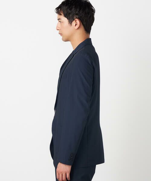 COMME CA ISM / コムサイズム テーラードジャケット | 【セットアップ対応】【ウォッシャブル】ポリエステル シアサッカー テーラードジャケット | 詳細12