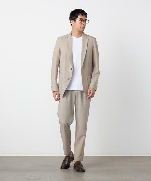 COMME CA ISM / コムサイズム テーラードジャケット | 【セットアップ対応】【ウォッシャブル】ポリエステル シアサッカー テーラードジャケット | 詳細24