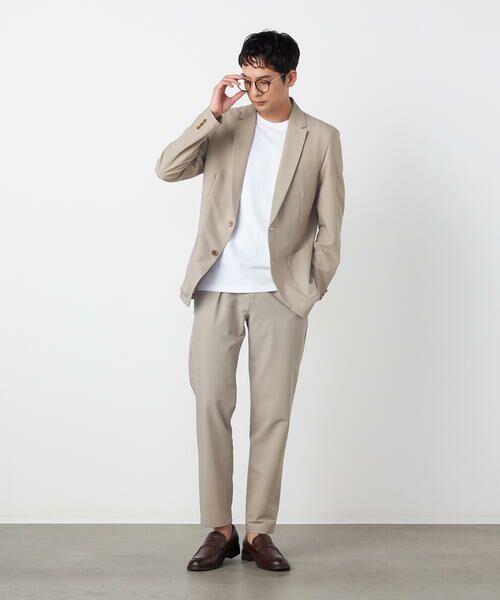 COMME CA ISM / コムサイズム テーラードジャケット | 【セットアップ対応】【ウォッシャブル】ポリエステル シアサッカー テーラードジャケット | 詳細25