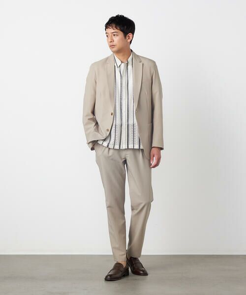 COMME CA ISM / コムサイズム テーラードジャケット | 【セットアップ対応】【ウォッシャブル】ポリエステル シアサッカー テーラードジャケット | 詳細26