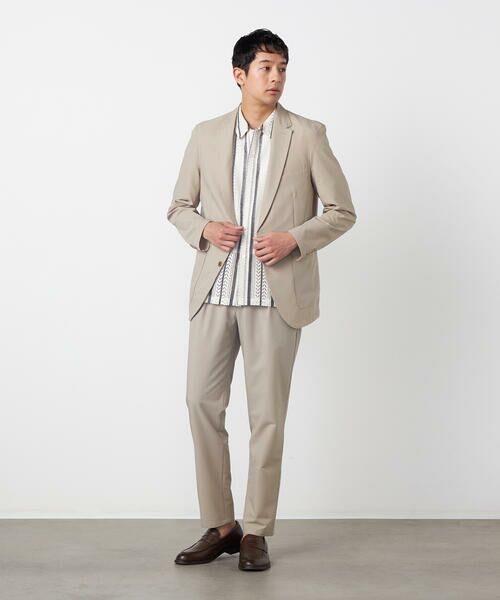 COMME CA ISM / コムサイズム テーラードジャケット | 【セットアップ対応】【ウォッシャブル】ポリエステル シアサッカー テーラードジャケット | 詳細27