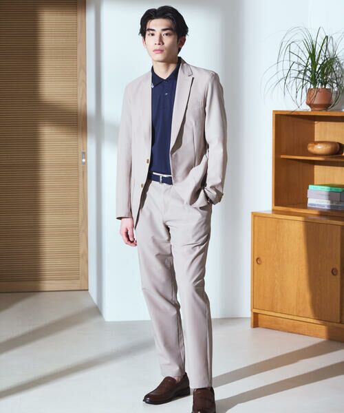 COMME CA ISM / コムサイズム テーラードジャケット | 【セットアップ対応】【ウォッシャブル】ポリエステル シアサッカー テーラードジャケット | 詳細23