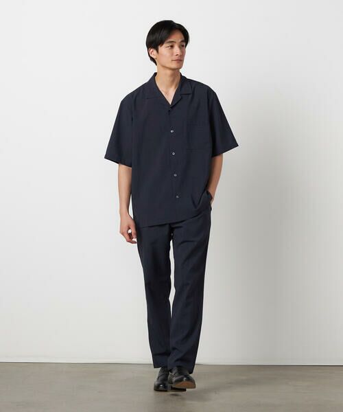 COMME CA ISM / コムサイズム シャツ・ブラウス | 【吸水速乾】リネンライクポリエステル オープンカラー半袖シャツ | 詳細6