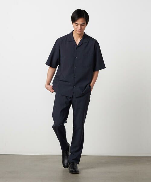 COMME CA ISM / コムサイズム シャツ・ブラウス | 【吸水速乾】リネンライクポリエステル オープンカラー半袖シャツ | 詳細7