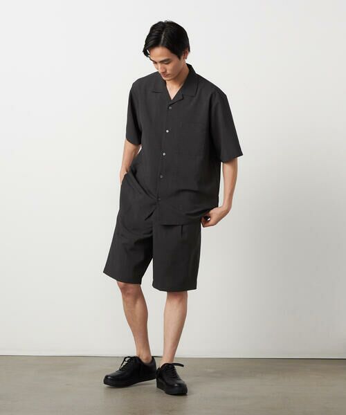 COMME CA ISM / コムサイズム シャツ・ブラウス | 【吸水速乾】リネンライクポリエステル オープンカラー半袖シャツ | 詳細17