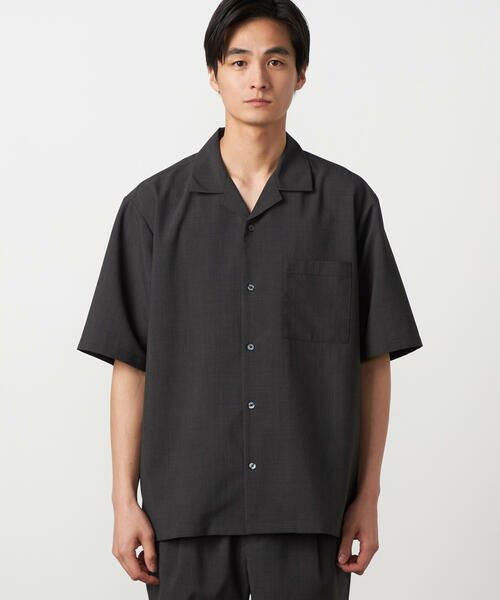 COMME CA ISM / コムサイズム シャツ・ブラウス | 【吸水速乾】リネンライクポリエステル オープンカラー半袖シャツ | 詳細22