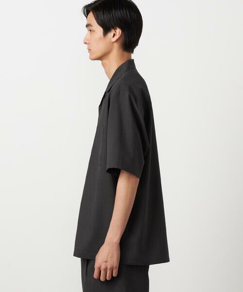 COMME CA ISM / コムサイズム シャツ・ブラウス | 【吸水速乾】リネンライクポリエステル オープンカラー半袖シャツ | 詳細23