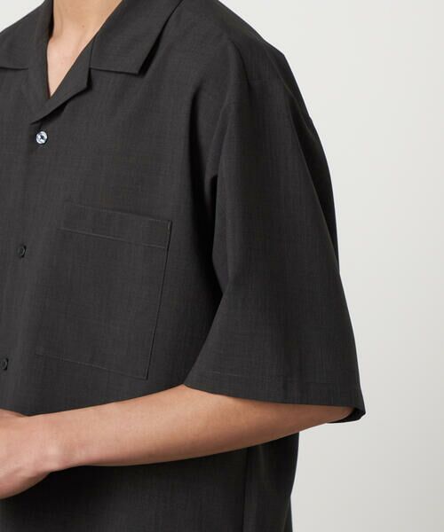 COMME CA ISM / コムサイズム シャツ・ブラウス | 【吸水速乾】リネンライクポリエステル オープンカラー半袖シャツ | 詳細27