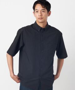 COMME CA ISM / コムサイズム シャツ・ブラウス | 【吸水速乾】ポリエステル シアサッカー 半袖ボタンダウンシャツ