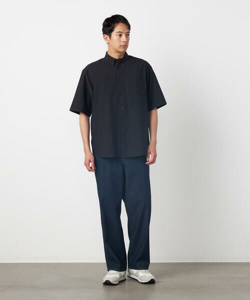 COMME CA ISM / コムサイズム シャツ・ブラウス | 【吸水速乾】ポリエステル シアサッカー 半袖ボタンダウンシャツ | 詳細5