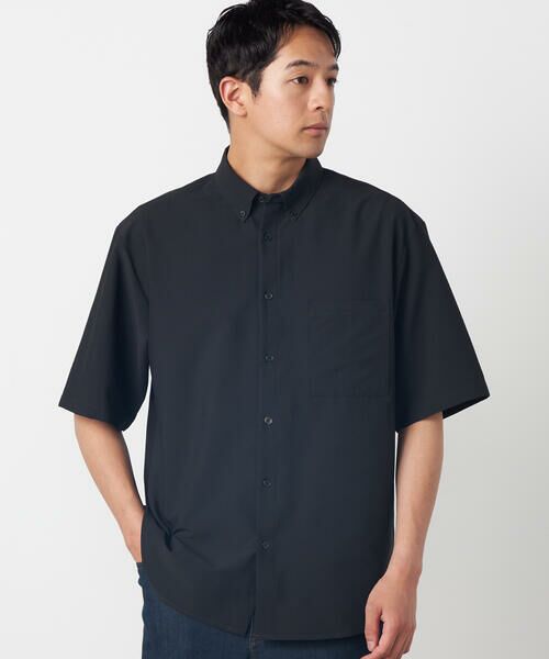 COMME CA ISM / コムサイズム シャツ・ブラウス | 【吸水速乾】ポリエステル シアサッカー 半袖ボタンダウンシャツ | 詳細7