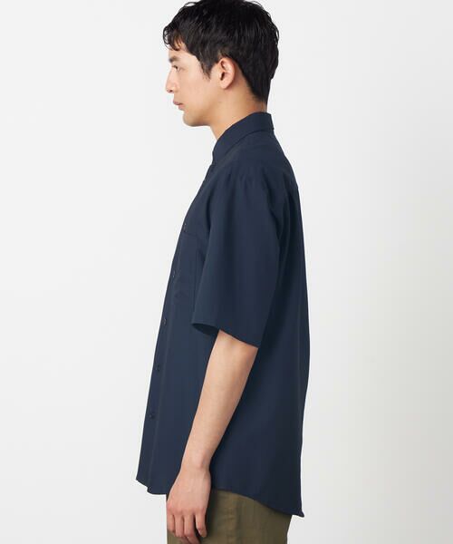 COMME CA ISM / コムサイズム シャツ・ブラウス | 【吸水速乾】ポリエステル シアサッカー 半袖ボタンダウンシャツ | 詳細13