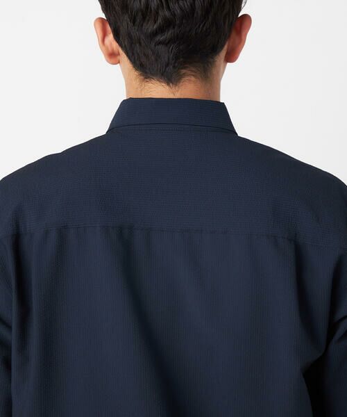 COMME CA ISM / コムサイズム シャツ・ブラウス | 【吸水速乾】ポリエステル シアサッカー 半袖ボタンダウンシャツ | 詳細16