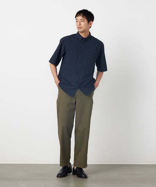 COMME CA ISM / コムサイズム シャツ・ブラウス | 【吸水速乾】ポリエステル シアサッカー 半袖ボタンダウンシャツ | 詳細10
