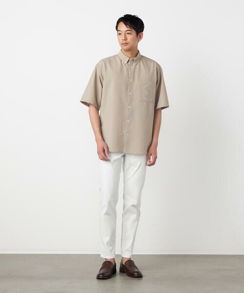 COMME CA ISM / コムサイズム シャツ・ブラウス | 【吸水速乾】ポリエステル シアサッカー 半袖ボタンダウンシャツ | 詳細22