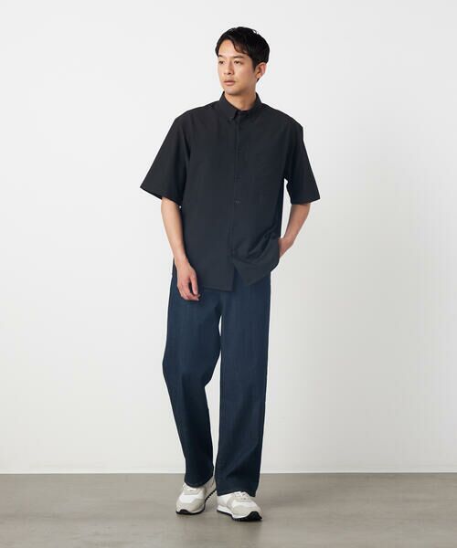 COMME CA ISM / コムサイズム デニムパンツ | 8.5OZ デニム ワイドテーパードパンツ | 詳細1