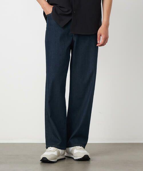 COMME CA ISM / コムサイズム デニムパンツ | 8.5OZ デニム ワイドテーパードパンツ | 詳細3