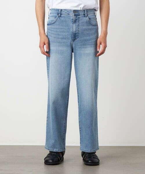 COMME CA ISM / コムサイズム デニムパンツ | 8.5OZ デニム ワイドテーパードパンツ | 詳細11