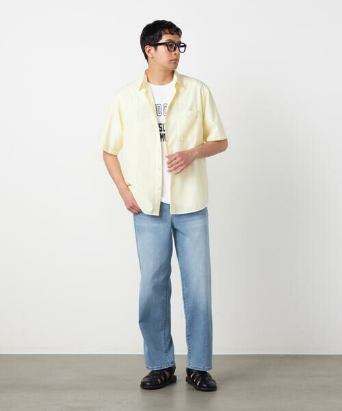 COMME CA ISM / コムサイズム デニムパンツ | 8.5OZ デニム ワイドテーパードパンツ | 詳細6