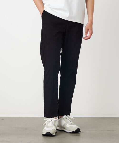 COMME CA ISM / コムサイズム その他パンツ | ガムストレッチ ライトカルゼ クライミングパンツ（ブラック）
