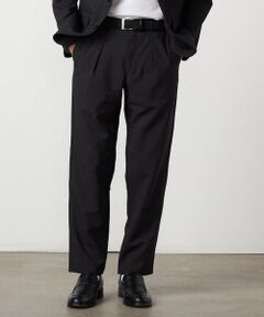 COMME CA ISM / コムサイズム スラックス・ドレスパンツ | 【セットアップ対応】【ウォッシャブル】リネンライクポリエステル テーパードパンツ
