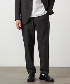 COMME CA ISM / コムサイズム スラックス・ドレスパンツ | 【セットアップ対応】【ウォッシャブル】リネンライクポリエステル テーパードパンツ