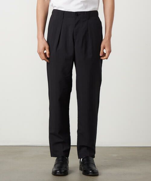 COMME CA ISM / コムサイズム スラックス・ドレスパンツ | 【セットアップ対応】【ウォッシャブル】リネンライクポリエステル テーパードパンツ | 詳細6