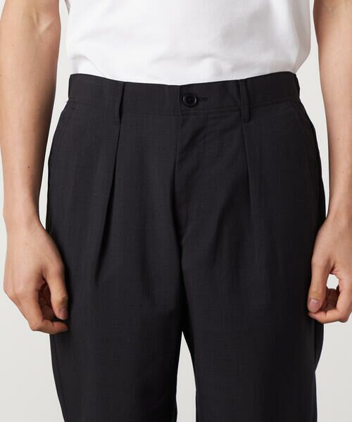 COMME CA ISM / コムサイズム スラックス・ドレスパンツ | 【セットアップ対応】【ウォッシャブル】リネンライクポリエステル テーパードパンツ | 詳細9