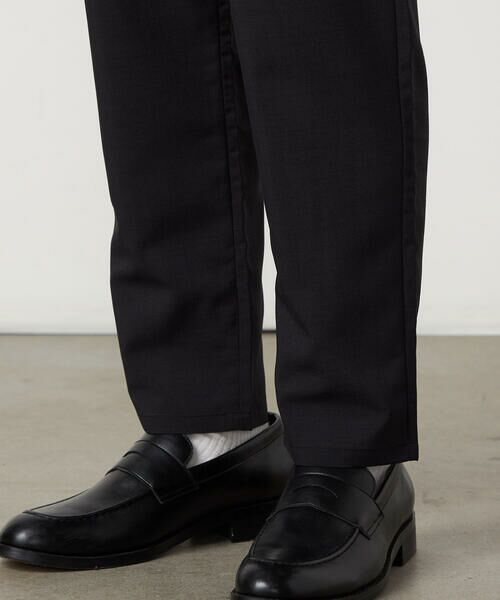 COMME CA ISM / コムサイズム スラックス・ドレスパンツ | 【セットアップ対応】【ウォッシャブル】リネンライクポリエステル テーパードパンツ | 詳細12