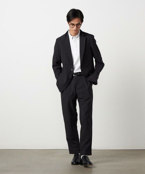 COMME CA ISM / コムサイズム スラックス・ドレスパンツ | 【セットアップ対応】【ウォッシャブル】リネンライクポリエステル テーパードパンツ | 詳細3